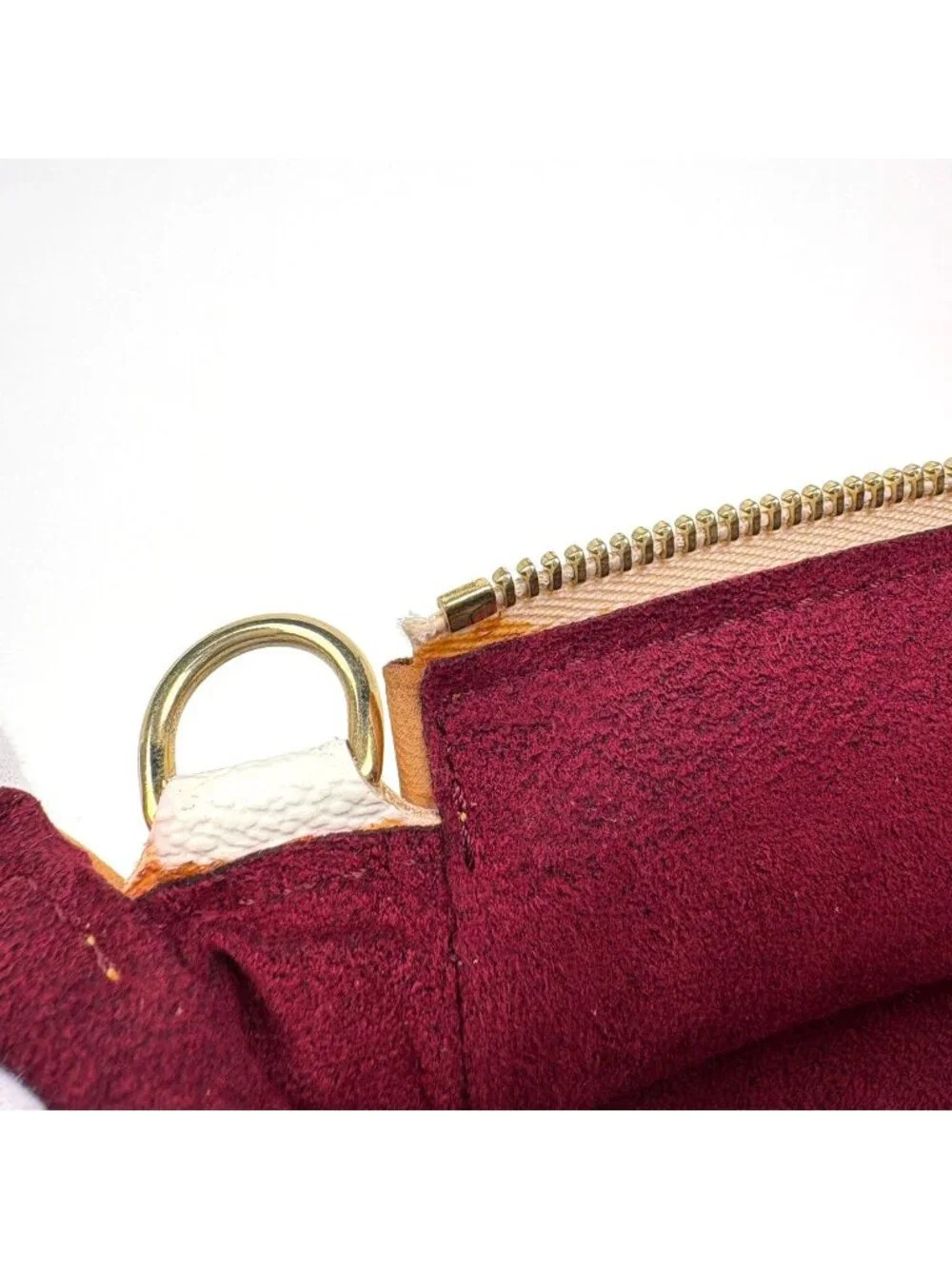 Louis Vuitton Pochette Accessoires Pouch Studs Monogram Multicolor Blanc